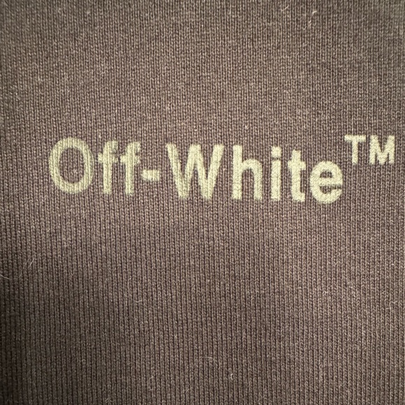 New Men’s Off-White Diagonal Tab Over SS Tee Black/Black Size XXS (US Men’s 32) - Picture 7 of 16